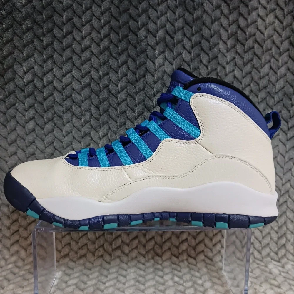 Air Jordan 10 Retro Charlotte Hornets Men's Basketball Sneakers Shoes Size 8.5